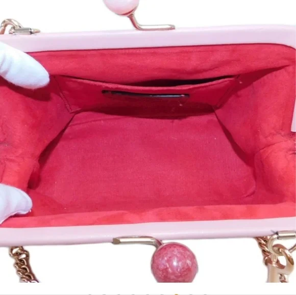 Authentic Coach Nora Kisslock Crossbody In Candy Pink Colorway Unused W/ COA - Picture 13 of 17